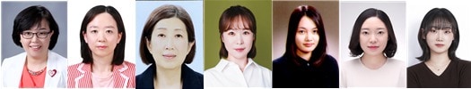 왼쪽부터 충남대 간호대학 송영신 교수, 마취통증의학과 김경숙 간호사, 박묘윤 수간호사, 최선아·김정희·송은진 간호사. /뉴스1