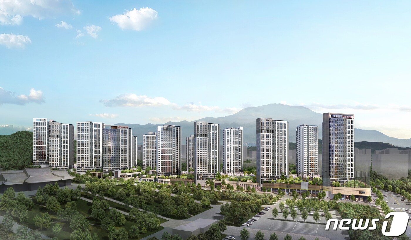 현대엔지니어링 '힐스테이트 중외공원' 26일 견본주택 오픈 - 뉴스1