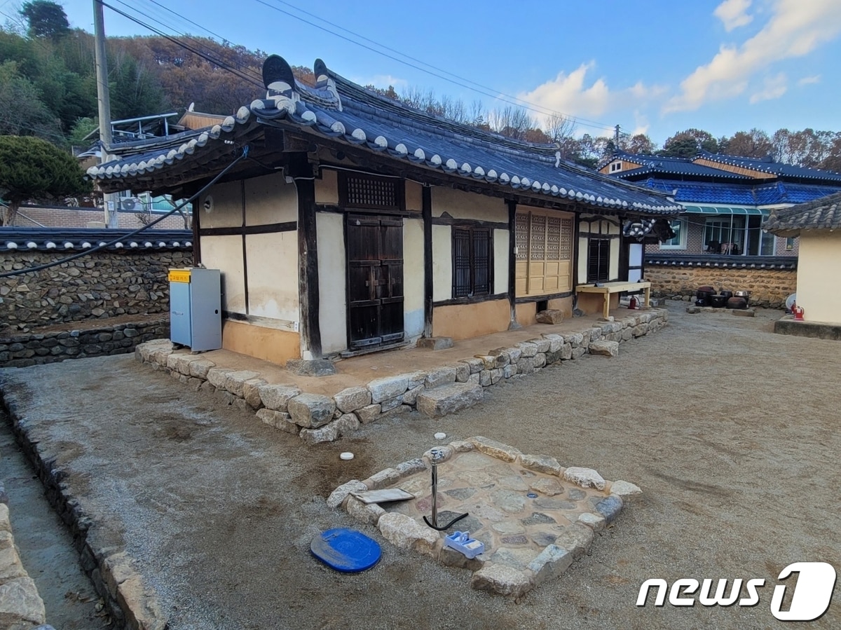 경북 성주군에 있는 김창숙 선생 생가. (대구지방보훈청 제공)