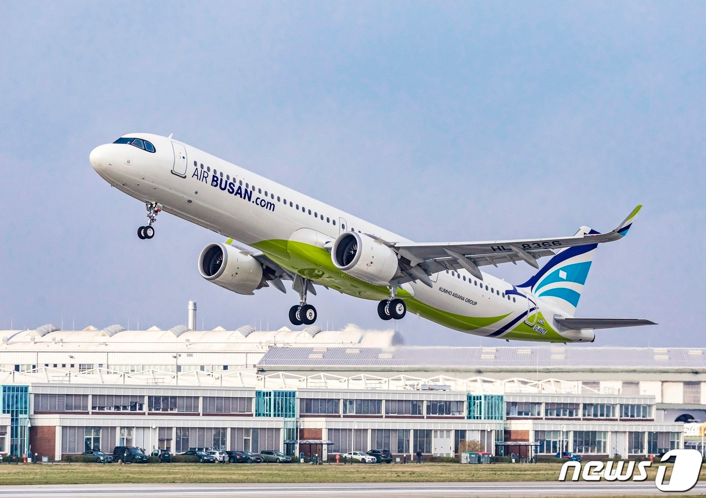 에어부산 A321neo 항공기. (에어부산 제공)