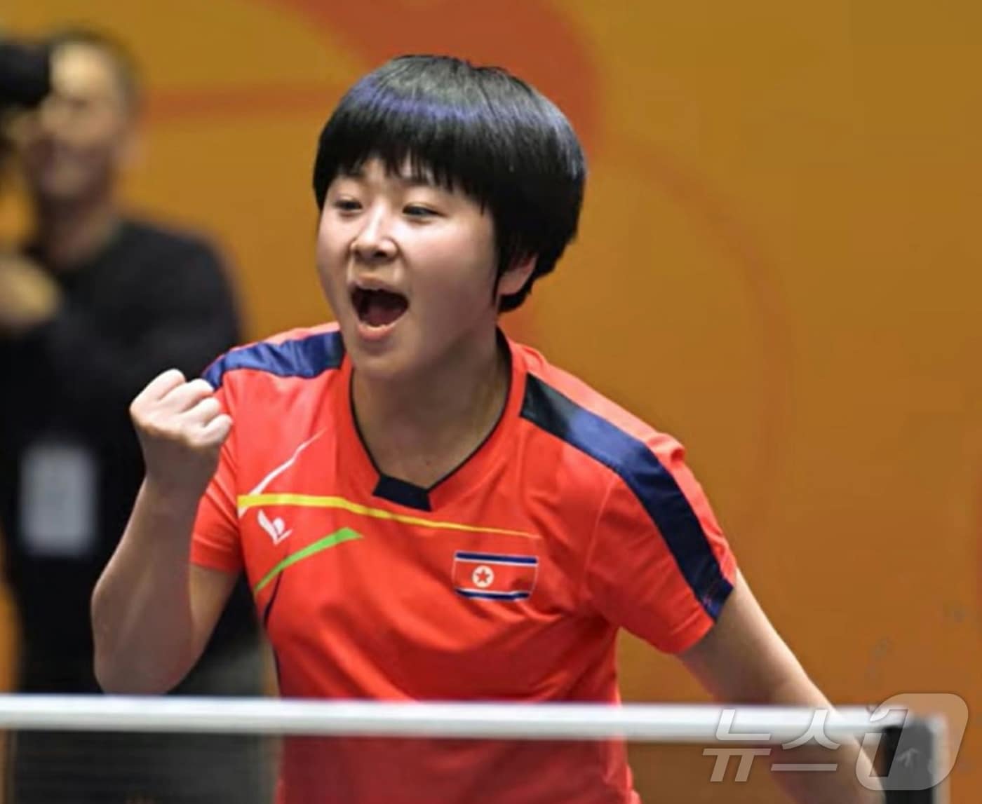(평양 노동신문=뉴스1) = 북한 탁구의 간판 김금영 선수. [국내에서만 사용가능. 재배포 금지. DB 금지. For Use Only in the Republic of Korea. Redistribution Prohibited] rodongphoto@news1.kr