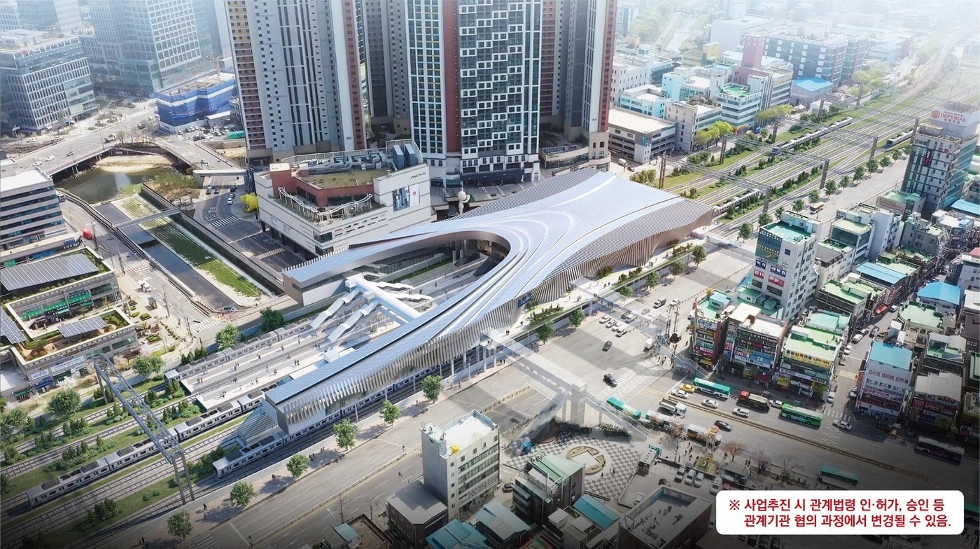금정역 남·북부 역사 통합 개발 디자인안. (군포시 제공) 2024.10.16/뉴스1