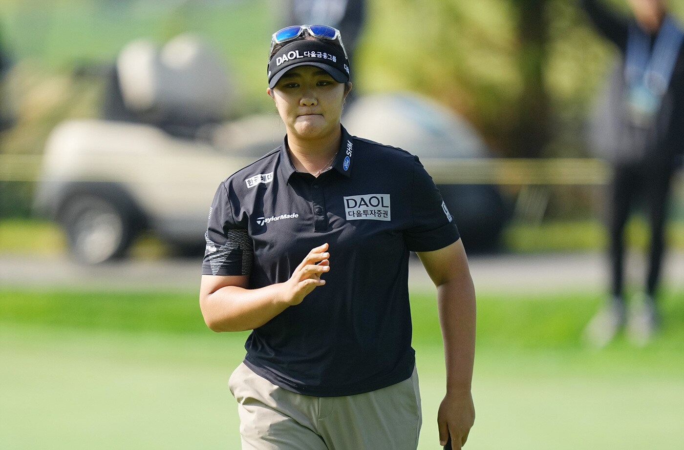 LPGA BMW 레이디스 챔피언십 첫날 단독 4위에 자리한 유해란.(BMW 코리아 제공) ⓒ 뉴스1