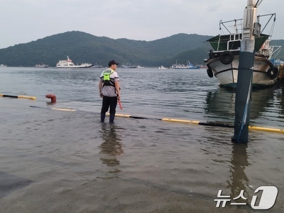 보령해경이 대조기에 맞춰 연안 안전사고 위험예보 주의보를 발령했다. &#40;보령해경 제공&#41; /뉴스1