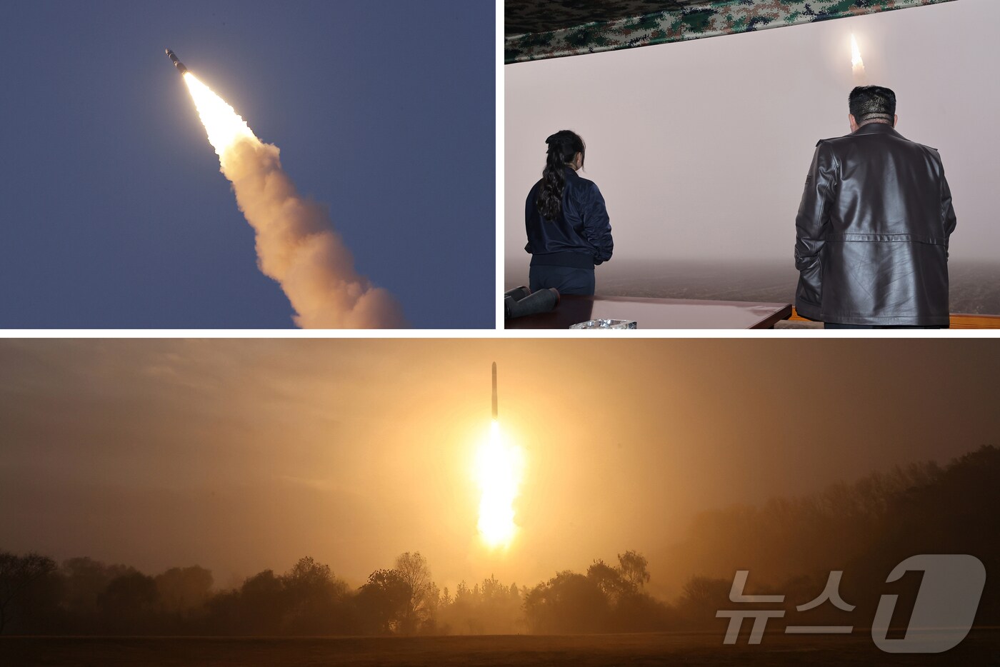 &#40;평양 노동신문=뉴스1&#41; = 북한의 신형 대륙간탄도미사일&#40;ICBM&#41; &#39;화성-19형&#39; 발사 장면. [국내에서만 사용가능. 재배포 금지. DB 금지. For Use Only in the Republic of Korea. Redistribution Prohibited] rodongphoto@news1.kr