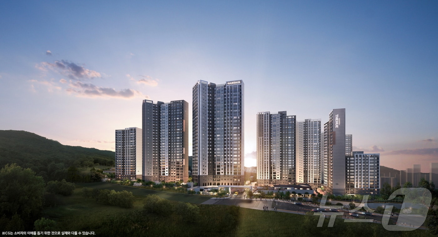 한신공영, 양주 덕계역 한신더휴 포레스트 분양 총 724세대 - 뉴스1