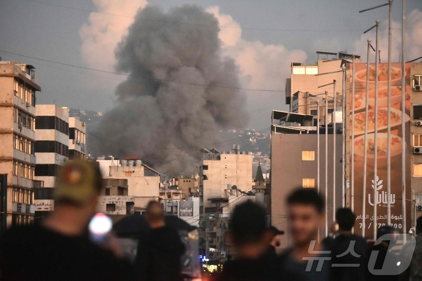 레바논 베이루트 남부. ⓒ AFP=뉴스1 ⓒ News1 우동명 기자