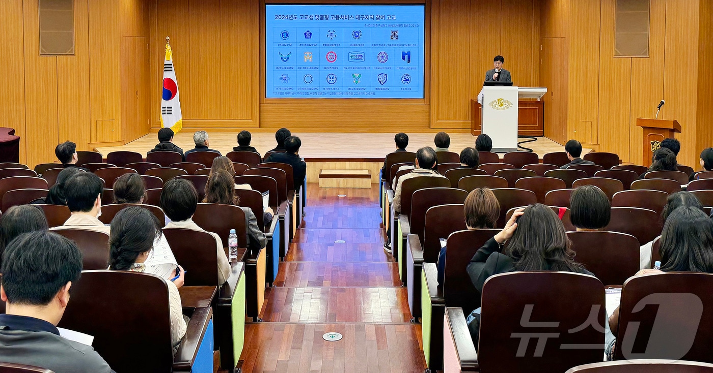 계명대·계명문화대·영남이공대는 26일 &#39;2024학년도 고교생 맞춤형 고용서비스 사업 성과보고회&#39;를 개최했다. &#40;계명대 제공&#41;