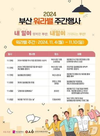 부산 워라밸 주간 홍보물(부산시청 제공)