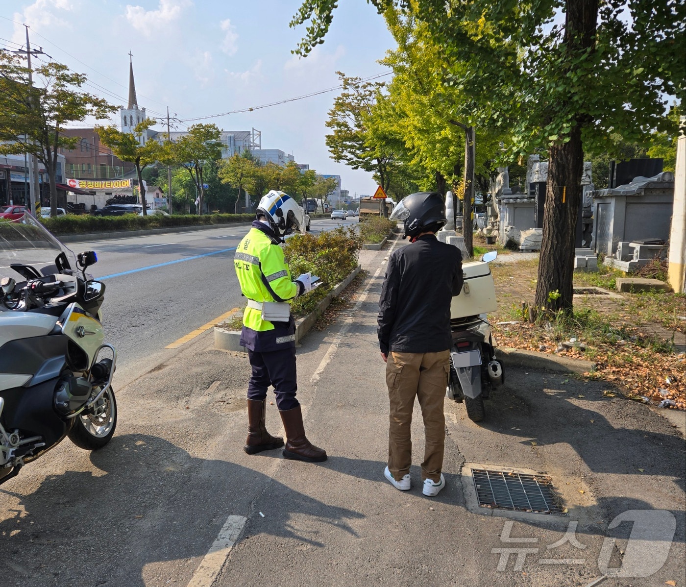 전북경찰청이 지난 10월 7일부터 이달 1일까지 이륜차 대상 집중단속을 벌였다.&#40;전북경찰청 제공&#41; 2024.11.7/뉴스1