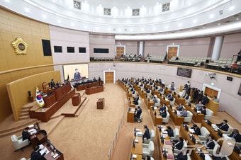 대전시의회 본회의장 모습./뉴스1 ⓒ News1