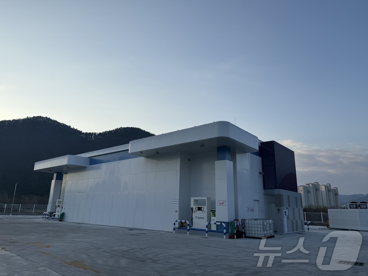 전남 순천시 가곡동에 위치한 액화수소충전소.(순천시 제공)2024.12.17/뉴스1