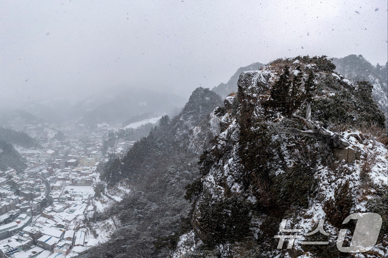 울릉도의 모습. (독자제공) ⓒ News1 최창호 기자