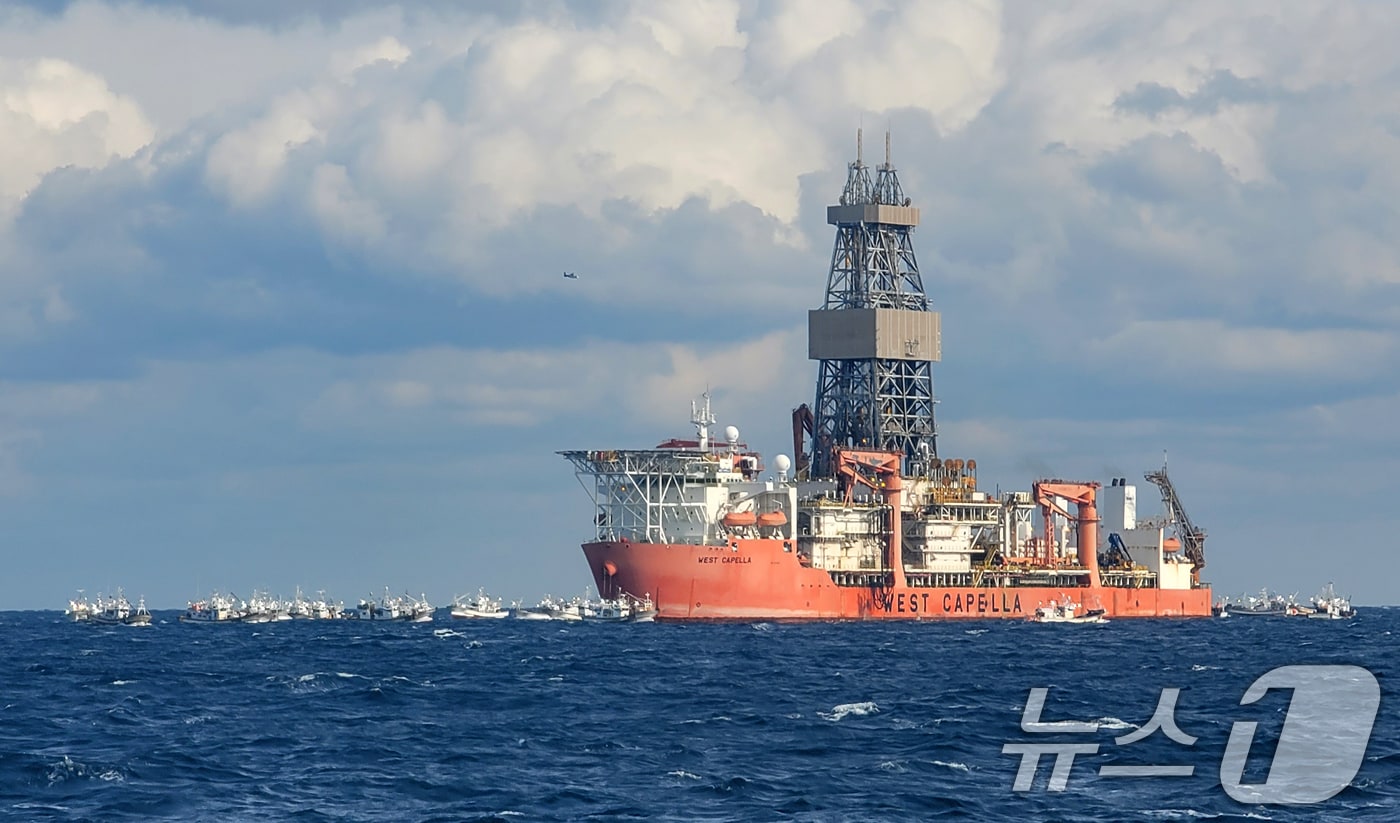 동해심해가스 석유전 개발사업인 '대왕고래' 1차 시추작업 지점./뉴스1 ⓒ News1 최창호 기자