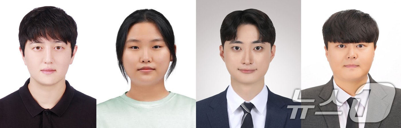 대한민국 인재상에 선정된 박경석(공군 제1전투비행단), 윤지수(광주보건대학교), 이예찬(전남대학교), 이준영(굿내비게이션) 씨.(광주시 제공)2024.12.20/뉴스1 