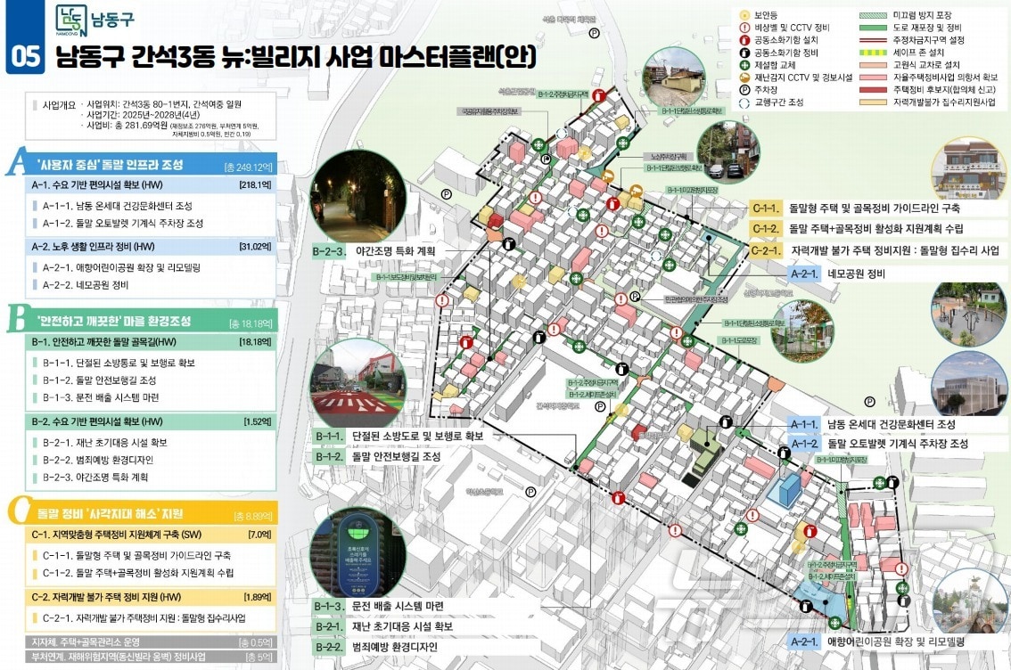 인천시 남동구 간석3동 국토교통부 뉴빌리지 사업 개요.&#40;인천시 제공&#41;2024.12.23/뉴스1