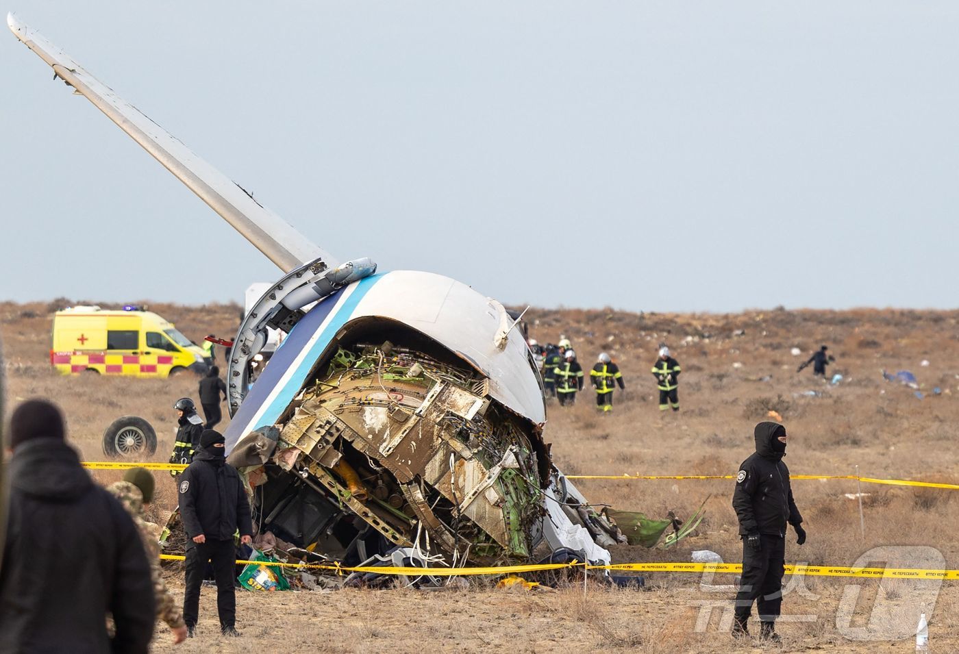 아제르바이잔 여객기 추락 ⓒ AFP=뉴스1 ⓒ News1 구경진 기자