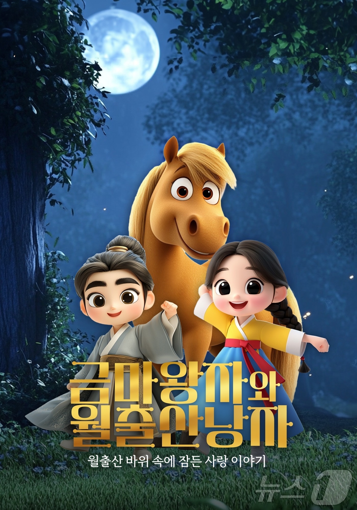 영암군 AI애니메이션 &#39;금마왕자와 월출산 낭자&#39; 제작 &#40;영암군 제공. 재판매 및 DB금지&#41; /뉴스1 