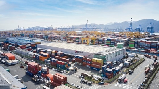 LX판토스 부산 신항 물류센터 전경.(LX판토스 제공)ⓒ 뉴스1 