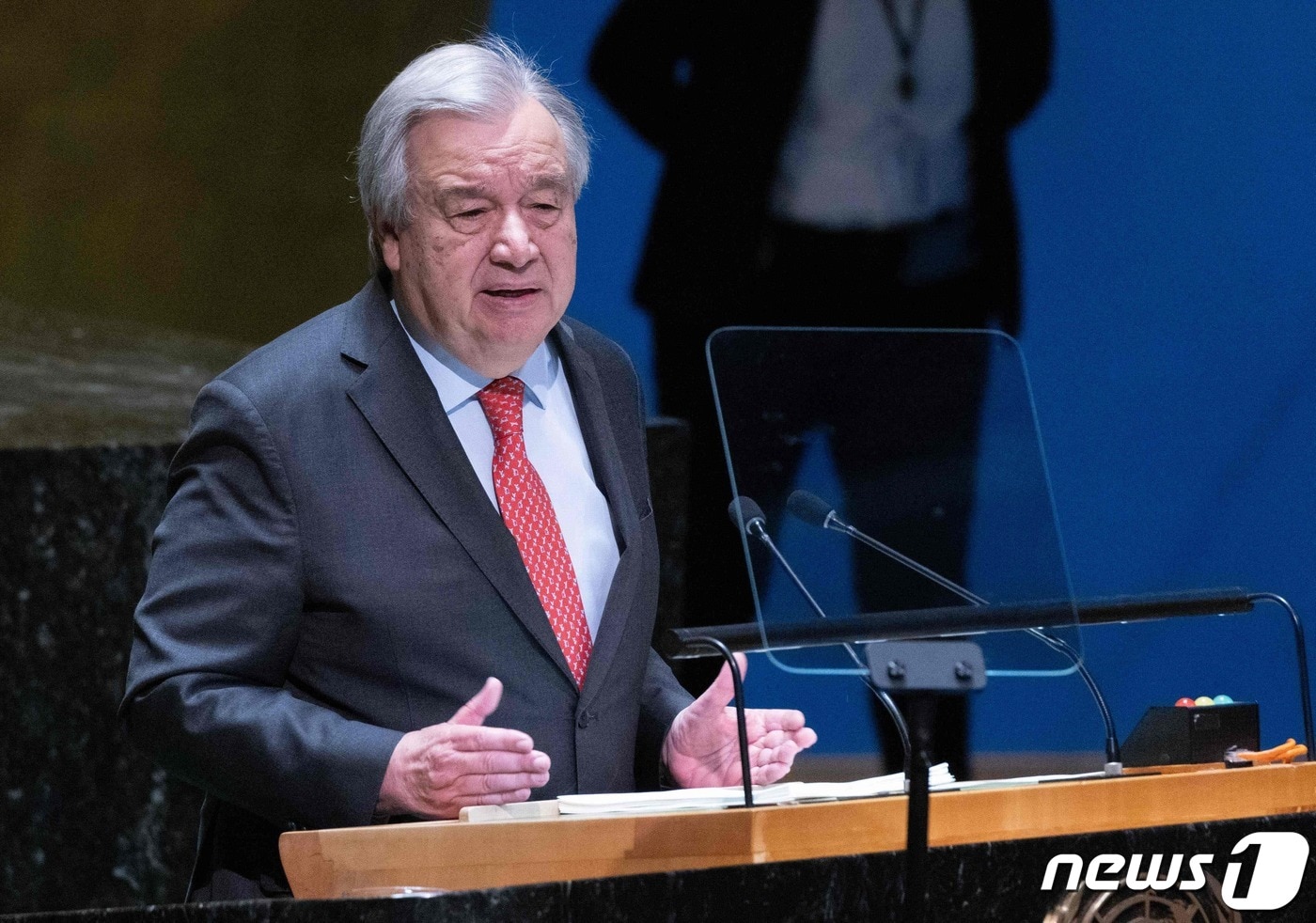 안토니우 구테흐스 유엔 사무총장. 2024.02.07 ⓒ AFP=뉴스1