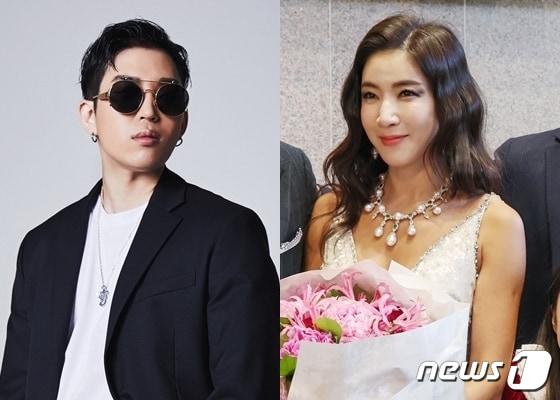 범키(왼쪽), 한지희 씨 ⓒ 뉴스1 DB