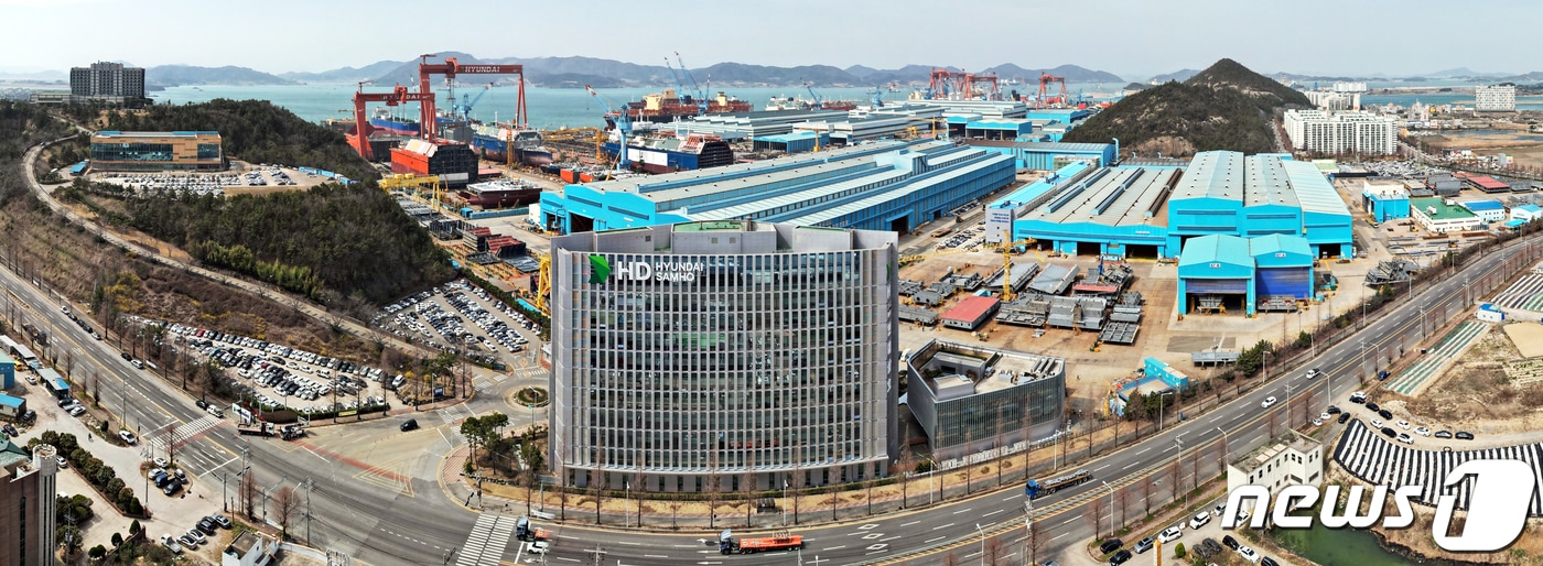 HD현대삼호 전경 ⓒ News1 박영래 기자