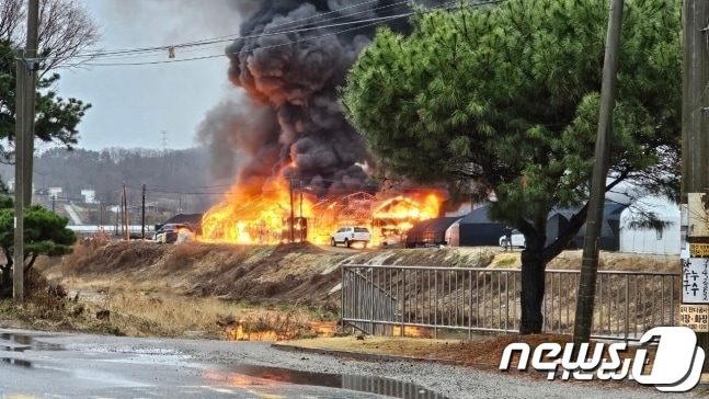 화재 현장. (경기도소방재난본부 제공)