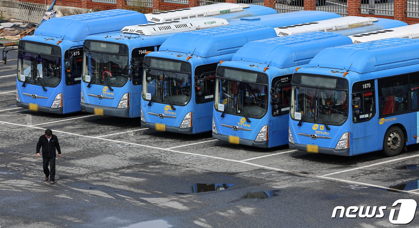 버스 차고지 자료사진(사진은 기사 내용과 무관함) / 뉴스1 ⓒ News1