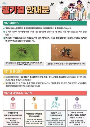 뎅기열 안내문&#40;부산시청 제공&#41;