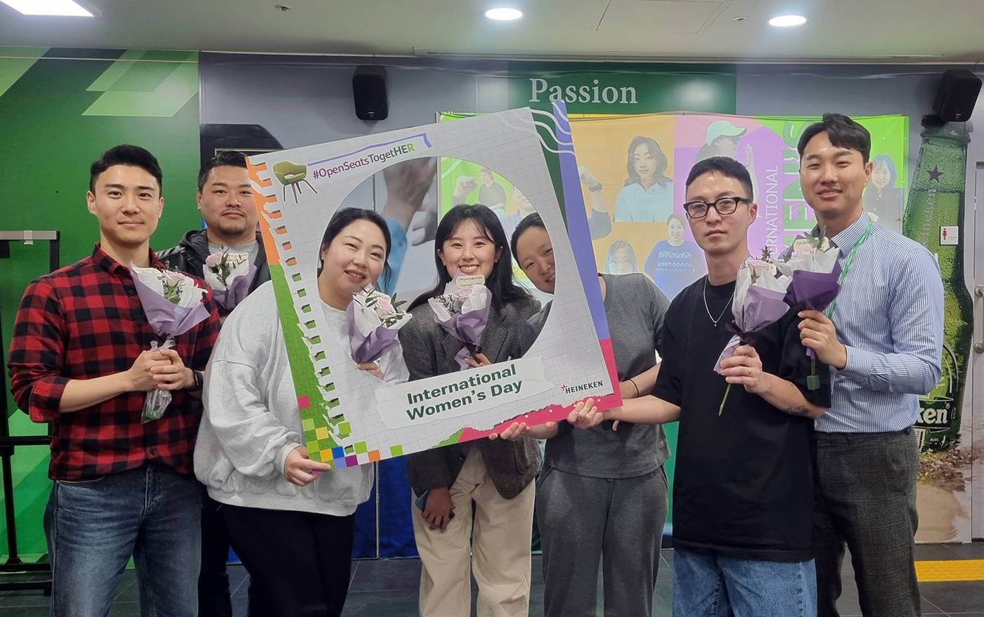 하이네켄코리아는 세계 여성의 날을 맞아 '포용을 고취하자(#InspireInclusion)'를 주제로 전 직원이 참여하는 토크쇼를 개최했다.(하이네켄코리아 제공)
