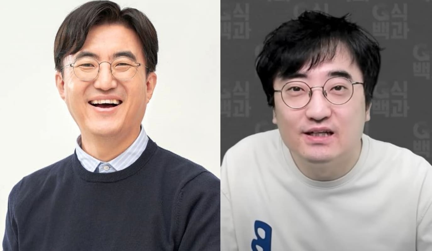  김성회 더불어민주당 후보(좌), 게임유튜버 김성회. 