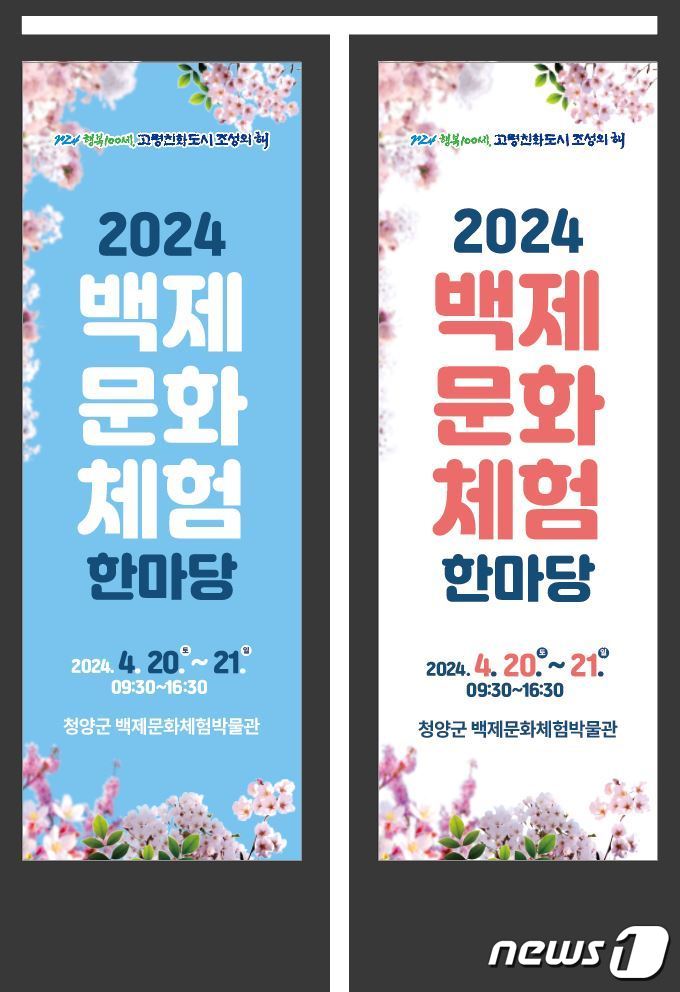 2024 백제문화체험한마당 홍보 포스터. / 뉴스1