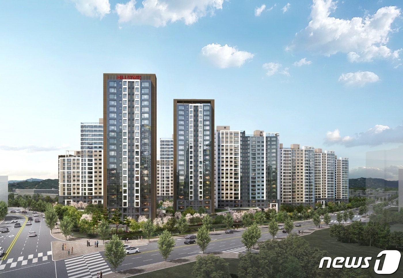 현대건설, 여수 죽림지구에 '힐스테이트 죽림더프라우드' 분양 - 뉴스1