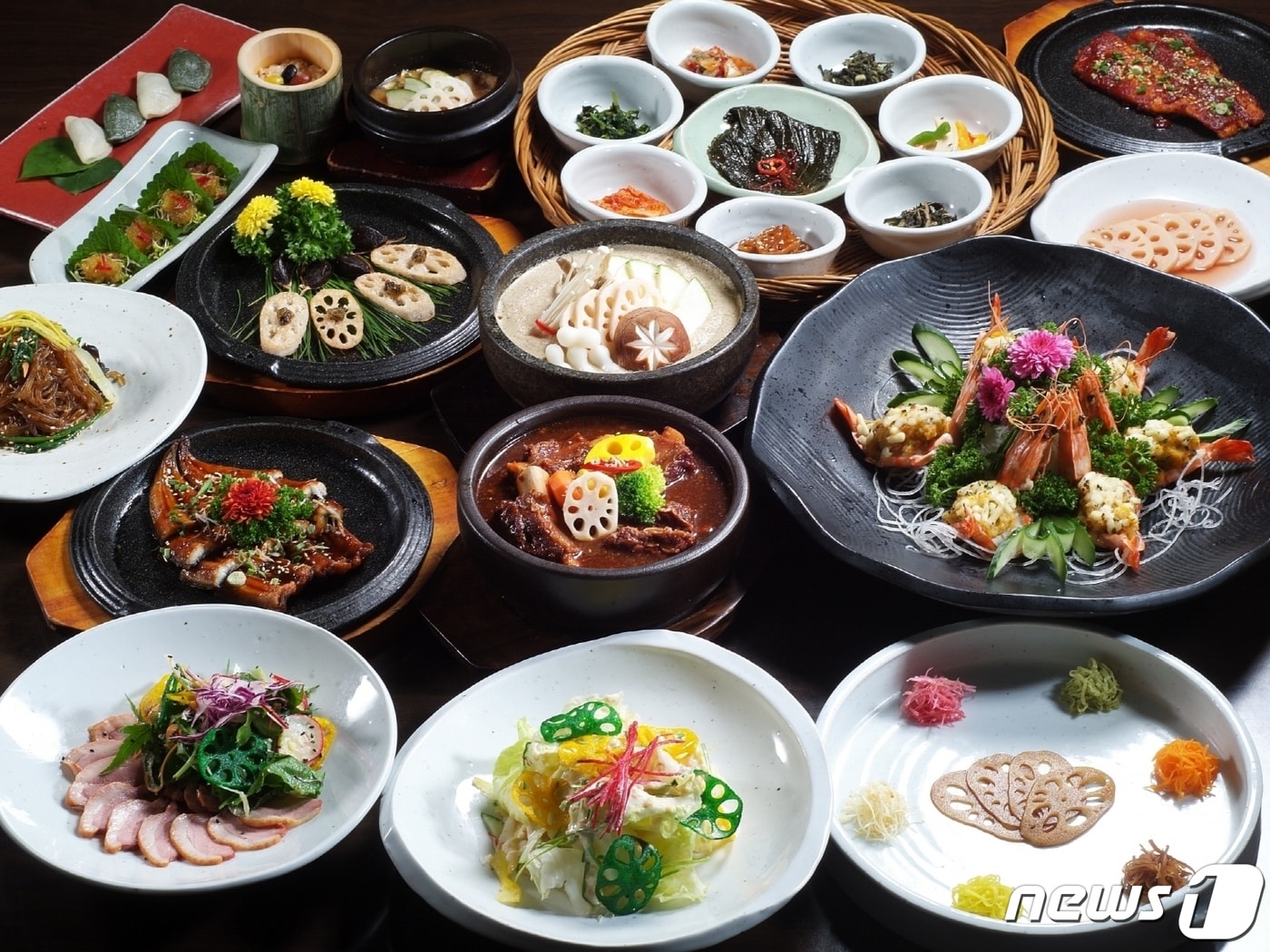 광주 대표 음식 한정식 모습.(광주시 제공)/뉴스1