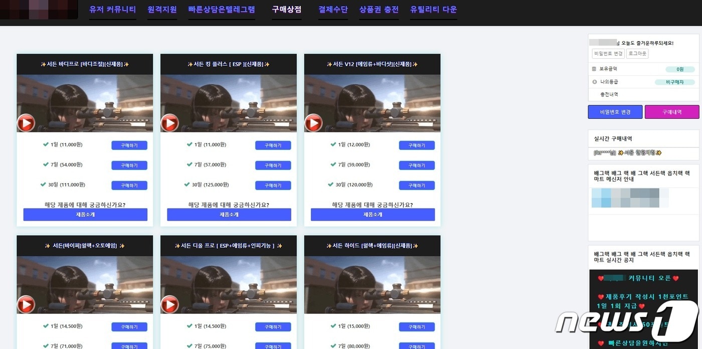 하루 만원에 핵 팝니다