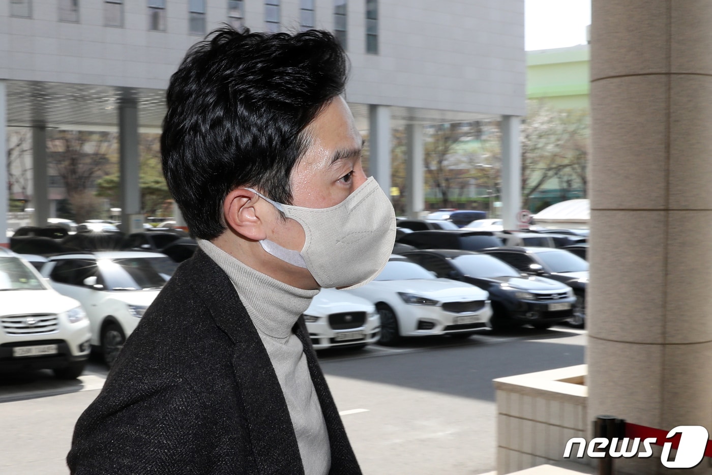 가상 화폐를 상장해 주겠다는 명목으로 수십억 원을 받은 혐의를 받는 프로골퍼 안성현. 2024.4.2/뉴스1 ⓒ News1 이승배 기자