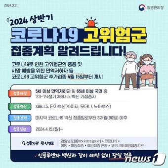 2024년 상반기 코로나19 예방접종 안내문&#40;부산시청 제공&#41;