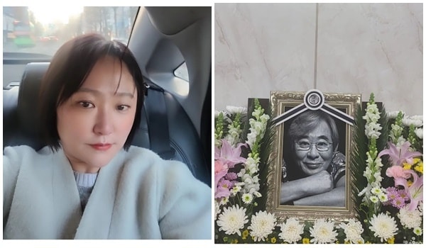 배우 김현숙(왼)과 故 송민형 / 김현숙 인스타그램 이미지