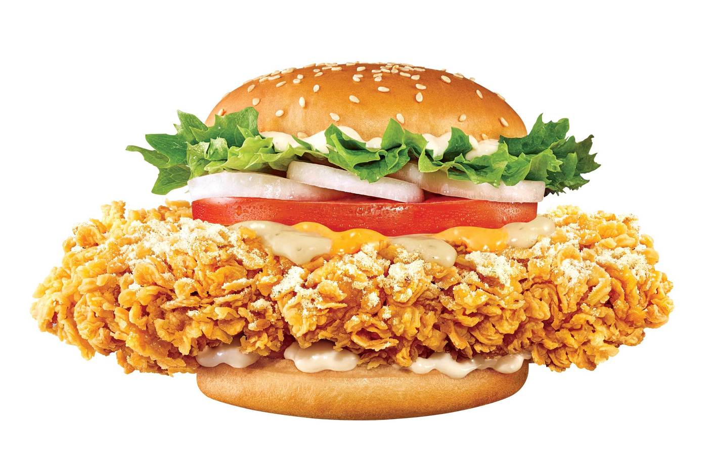 맘스터치 '슈퍼싸이버거' 이미지.(맘스터치앤컴퍼니 제공)