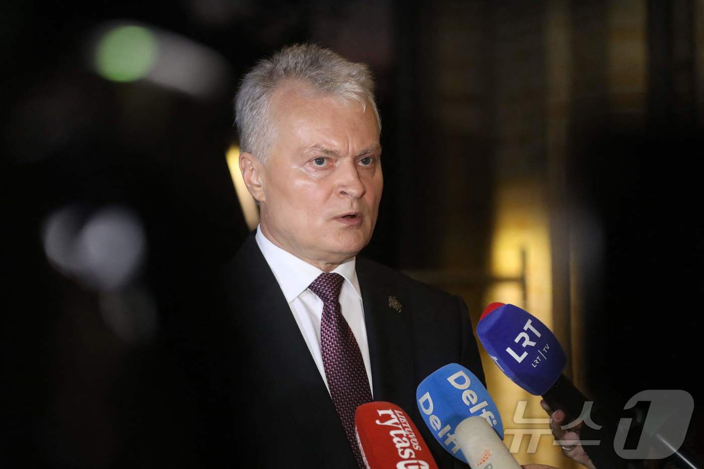 재선에 성공한 기타나스 나우세다 리투아니아 대통령ⓒ AFP=뉴스1