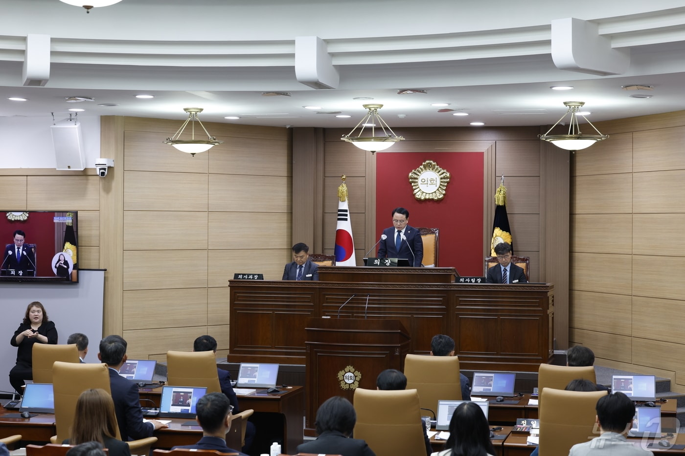 8일 전북자치도 임실군의회는 본회의장에서 제336회 임시회를 개회하고 있다.&#40;의회제공&#41;2024.5.8/뉴스1