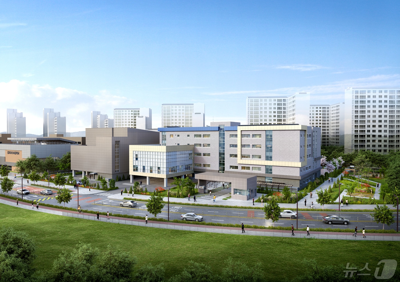 김포호수고 조감도(경기 김포교육지원청 제공)/뉴스1