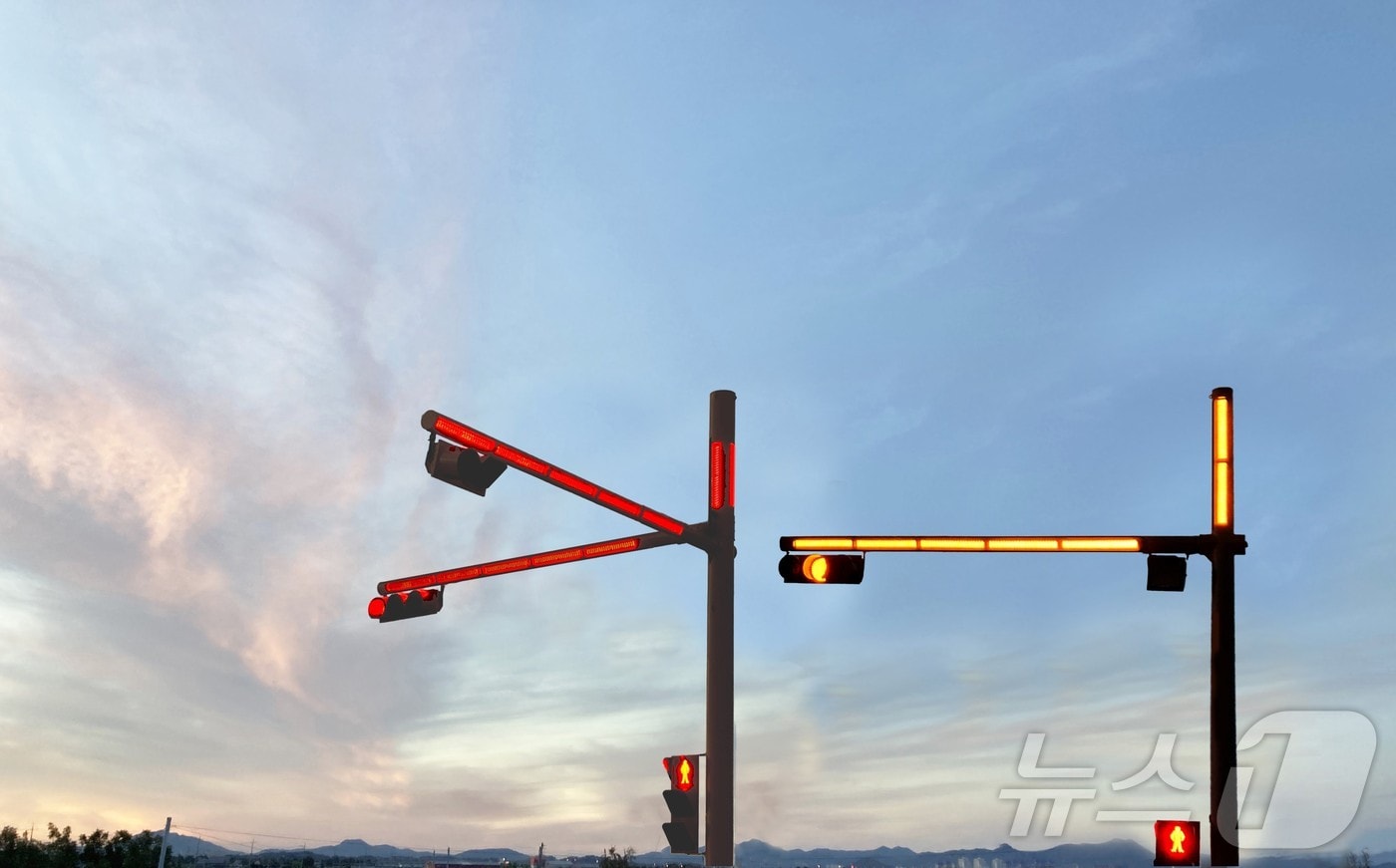 전북테크노파크 벤처지원동 입주기업인 ㈜트레시스가 개발한 '차량신호등 보조장치'가 경찰청 표준규격으로 제정됐다.(전북TP 제공)