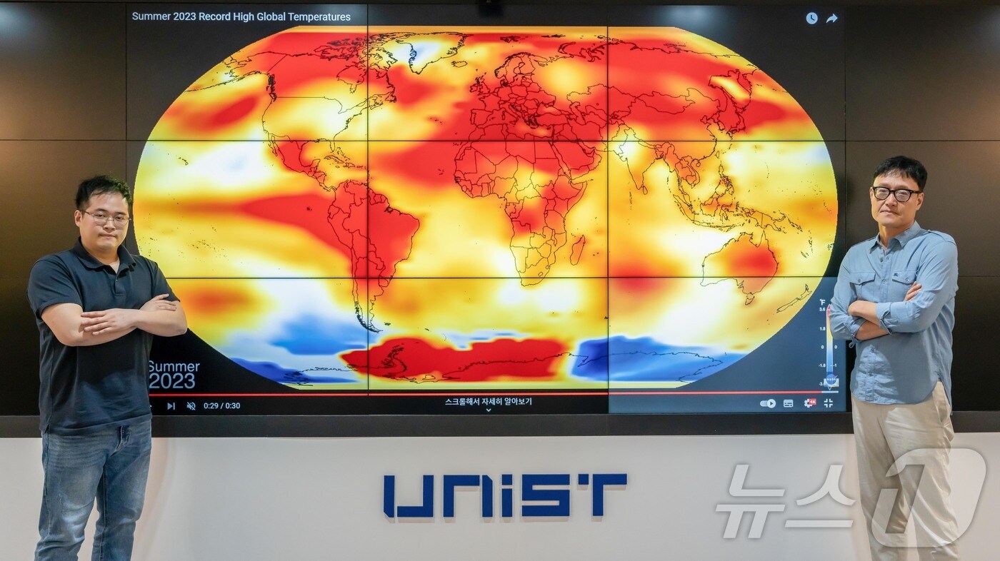 UNIST 탁선래 연구원(왼쪽부터), 이명인 교수. (UNIST 제공)