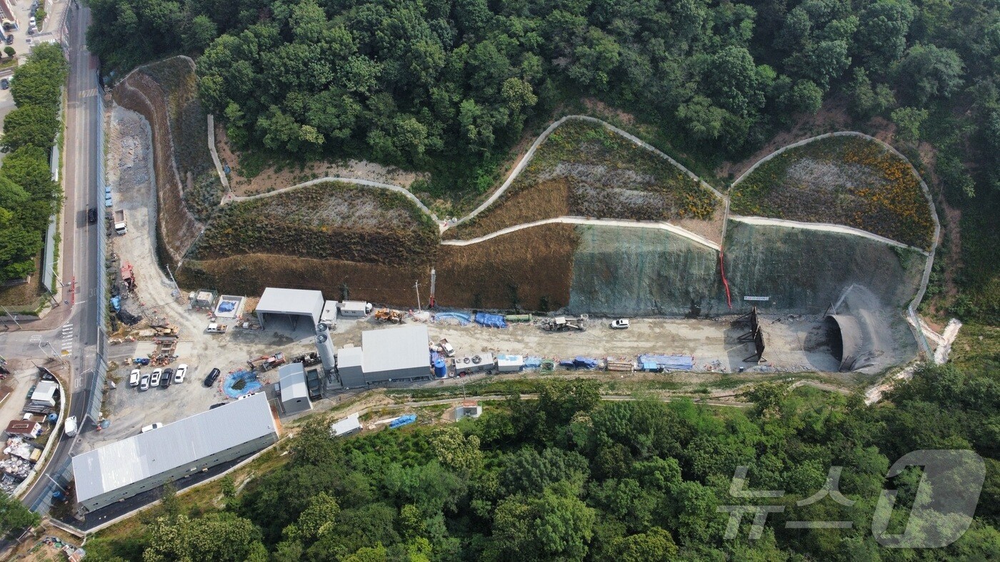 군산시 산북동 산북중과 나운동 부곡사거리를 잇는 터널공사가 본격적으로 진행된다.(군산시 제공) 2024.6.27/뉴스1