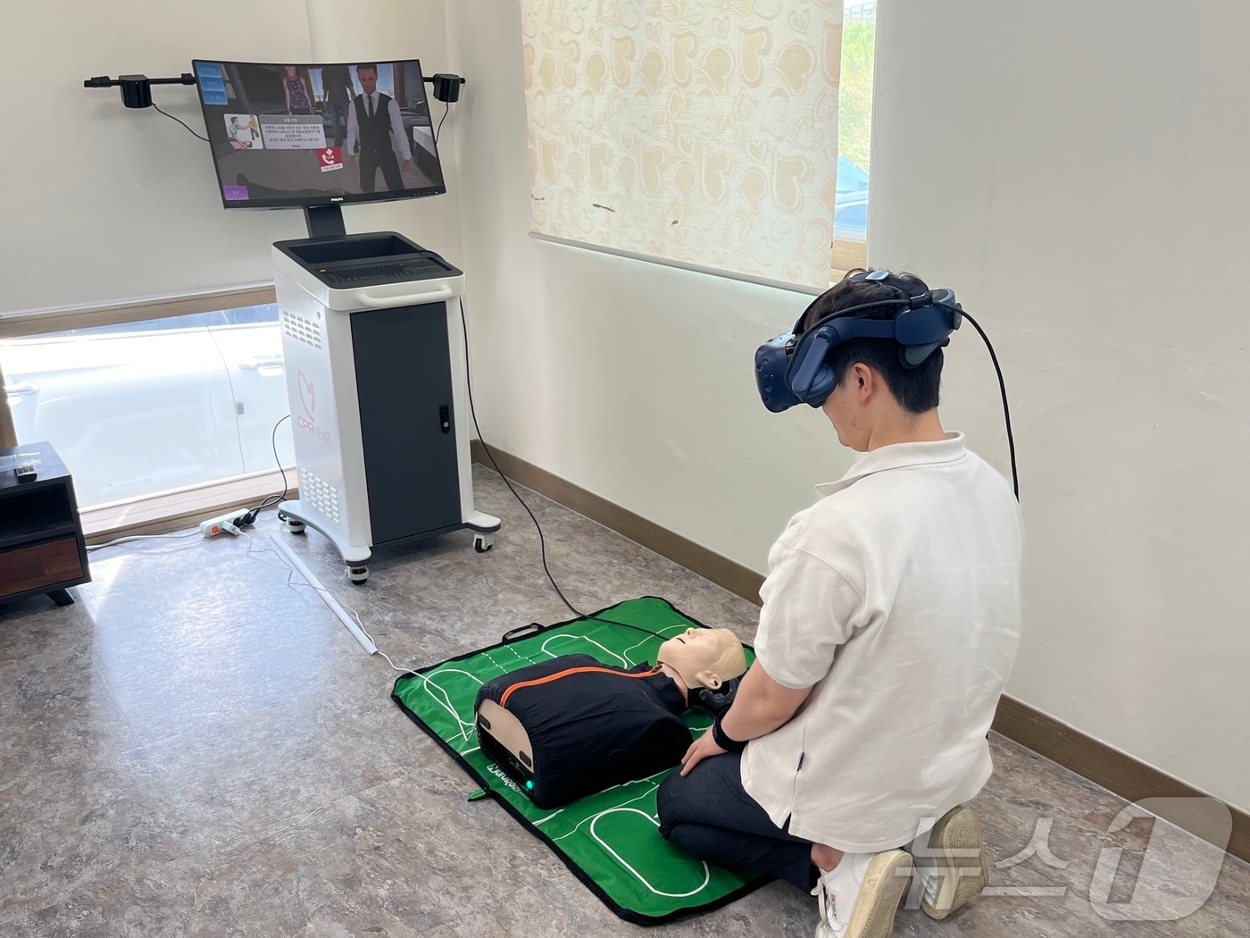 고창군보건소, 심폐소생술 가상현실 체험관(고창군 제공)2024.6.27/뉴스1