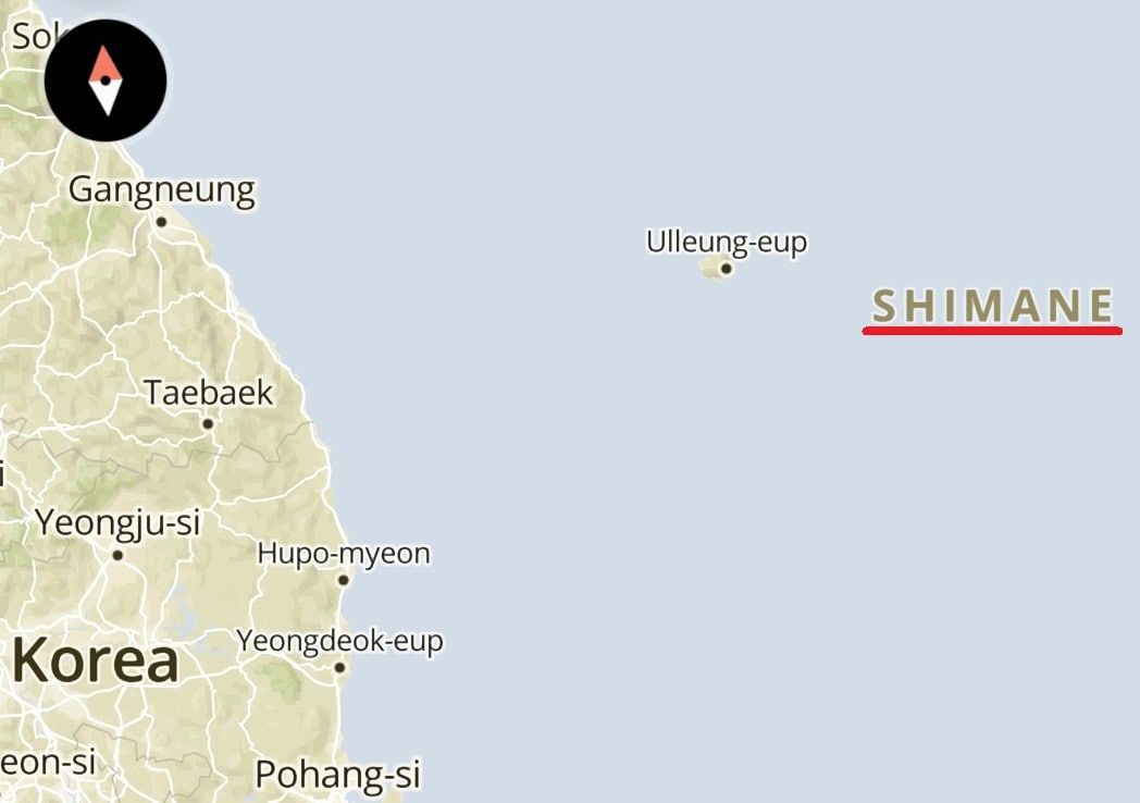 독도를 일본 영토로 표기한 글로벌 시계 브랜드 순토의 앱 지도. 서경덕 교수 제공