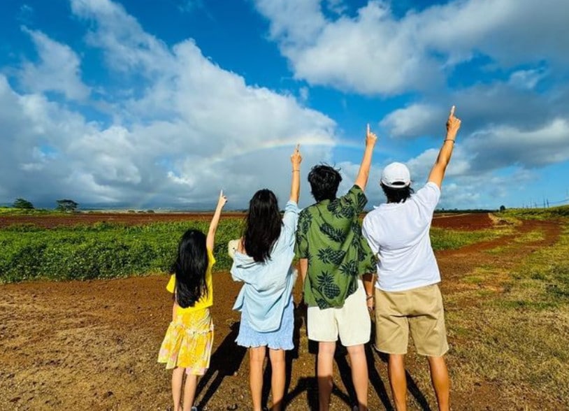 장동건 고소영 가족