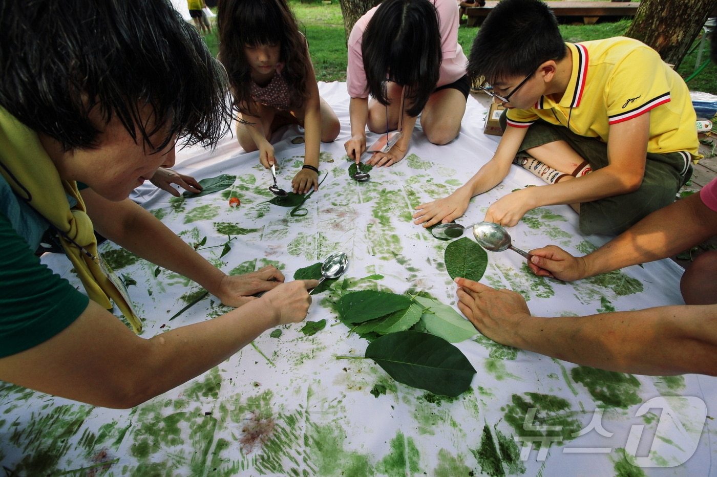 한국산림복지진흥원 산림교육프로그램 모습. (한국산림복지진흥원 제공)/뉴스1