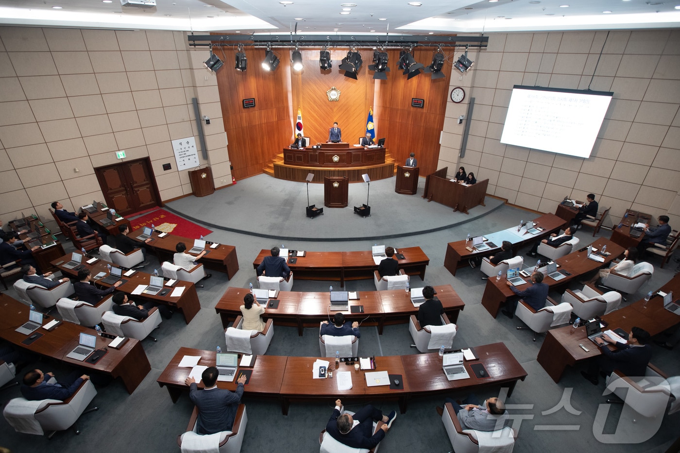 군산시의회 본회의장,/뉴스1 DB